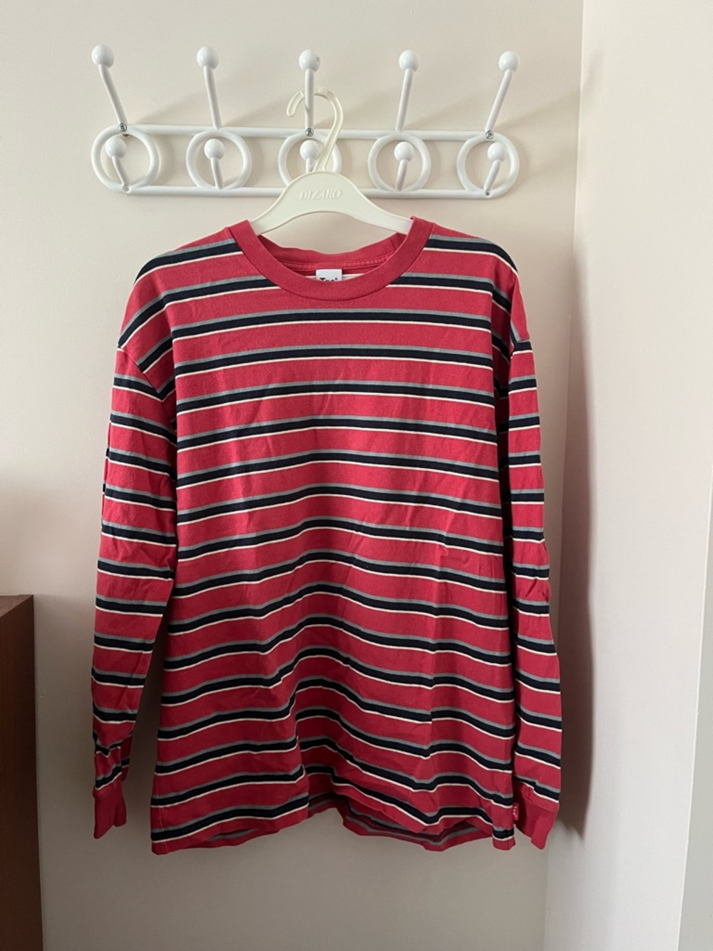 Aritzia TNA Striped Long Sleeve Tee (oversized fit)